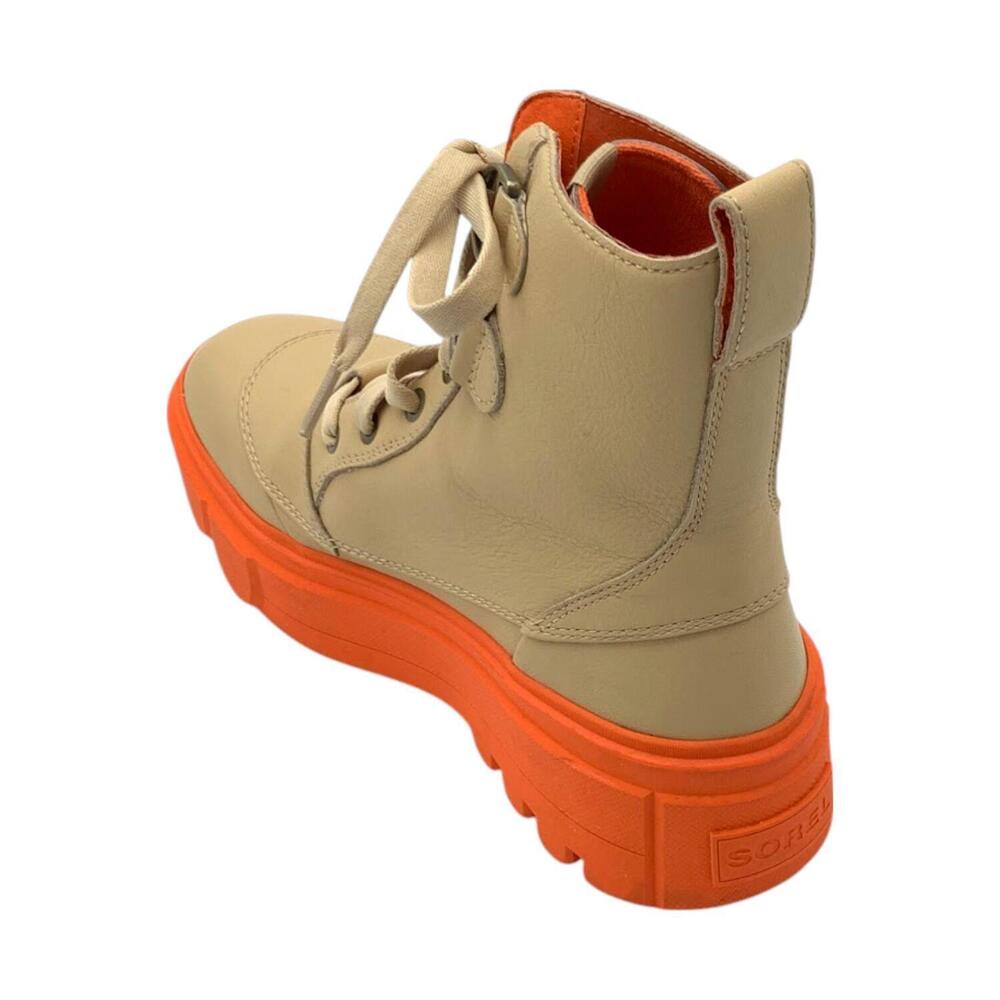 SOREL Women's Caribou X Waterproof Lace Boot Ceramic/Optimized Orange - Medium - Picture 3 of 3